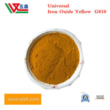 Inorganic Powder Pigment G810 Ferric Iron Oxide Yellow for Rubber Coating, Micronized Iron Oxide Yellow for Paint Coating and Plastic